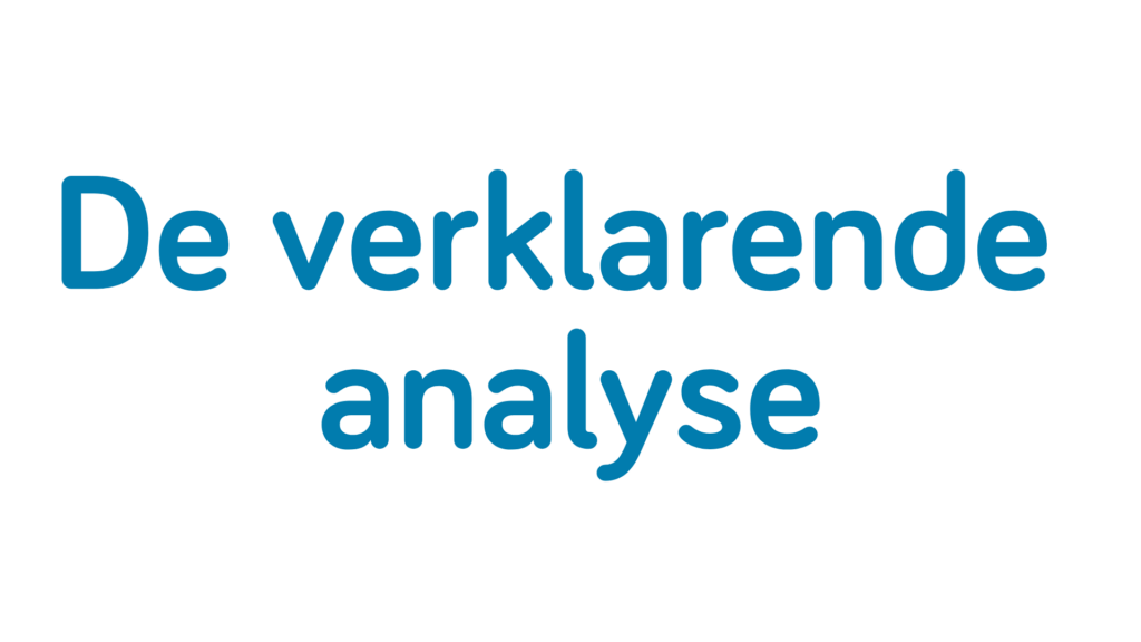De Verklarende Analyse3